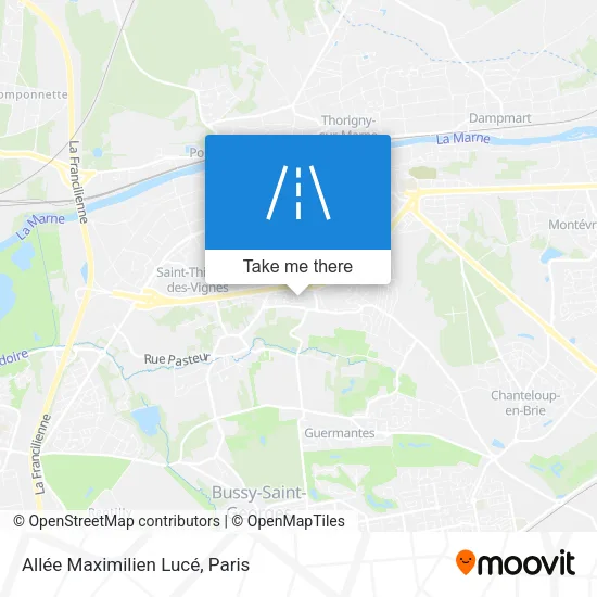 Mapa Allée Maximilien Lucé