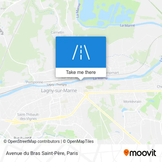Avenue du Bras Saint-Père map