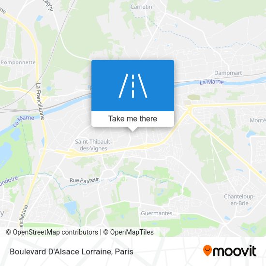 Boulevard D'Alsace Lorraine map