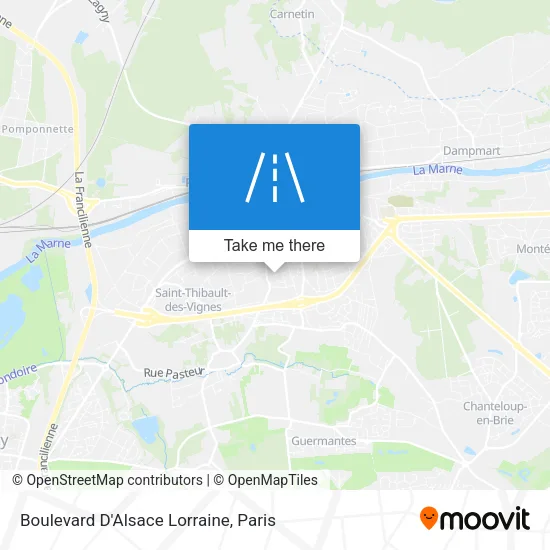Boulevard D'Alsace Lorraine map