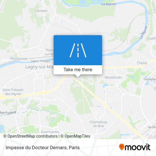 Impasse du Docteur Demars map