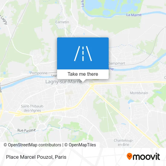 Place Marcel Pouzol map