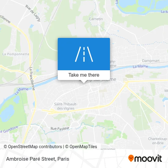 Rue Ambroise Paré map