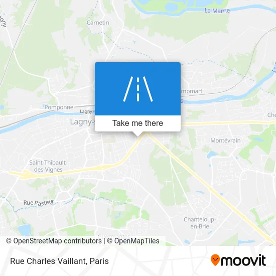 Rue Charles Vaillant map