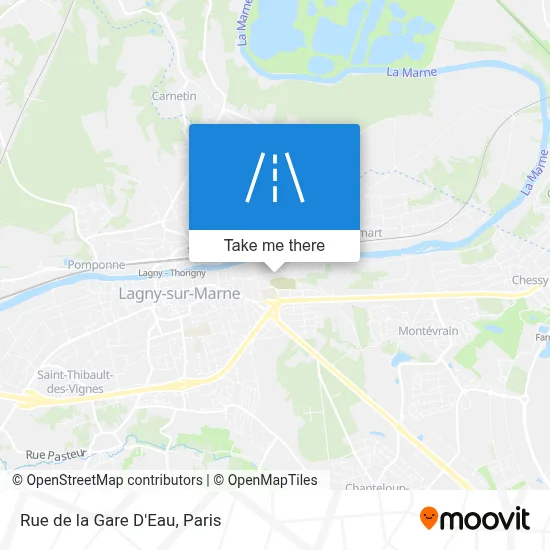 Rue de la Gare D'Eau map