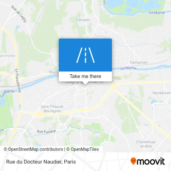 Rue du Docteur Naudier map