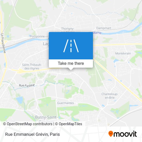 Rue Emmanuel Grévin map