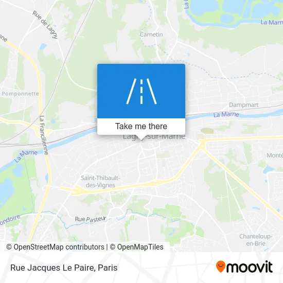 Rue Jacques Le Paire map