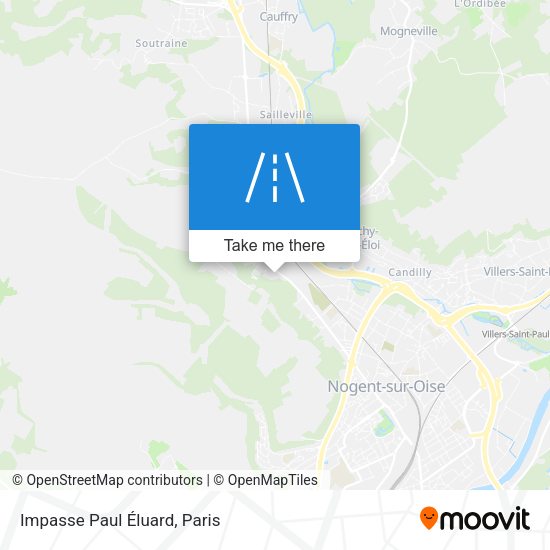 Impasse Paul Éluard map