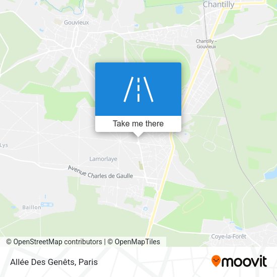 Allée Des Genêts map