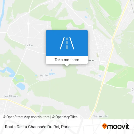 Route De La Chaussée Du Roi map