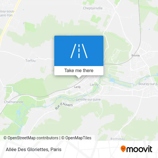 Allée Des Gloriettes map