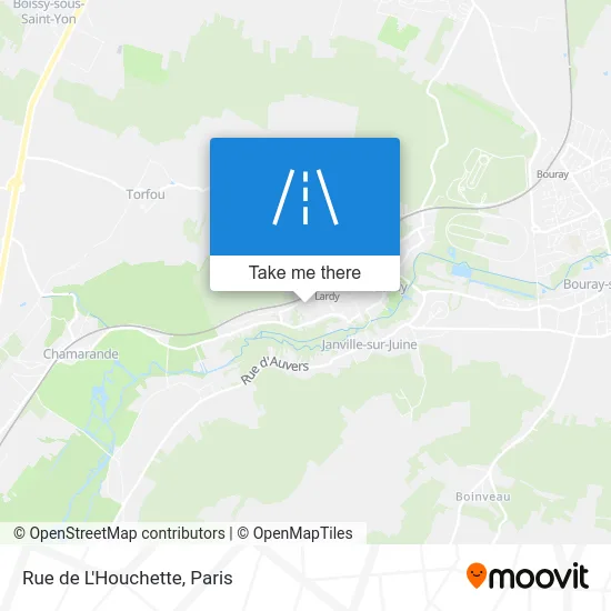 Rue de L'Houchette map