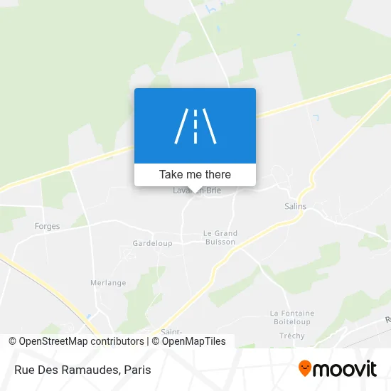Rue Des Ramaudes map