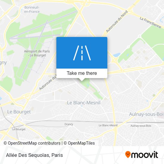 Allée Des Sequoïas map