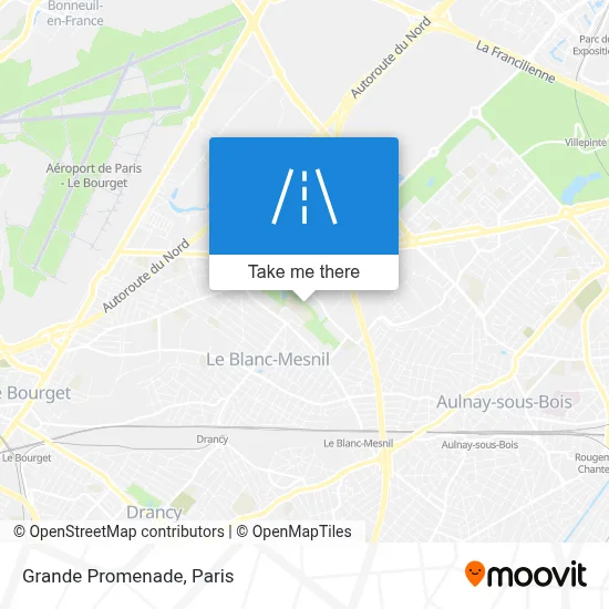 Grande Promenade map