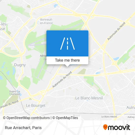 Rue Arrachart map