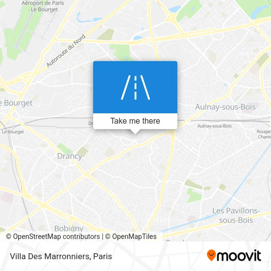 Villa Des Marronniers map