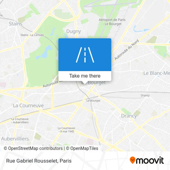 Rue Gabriel Rousselet map