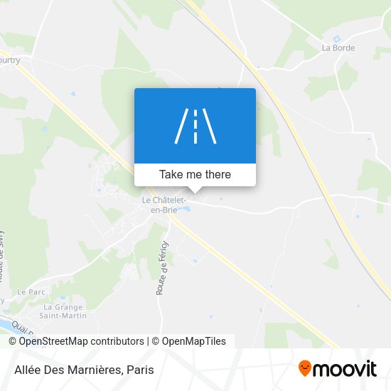 Allée Des Marnières map