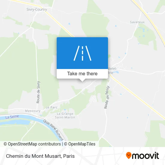 Chemin du Mont Musart map