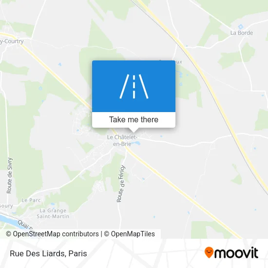 Rue Des Liards map