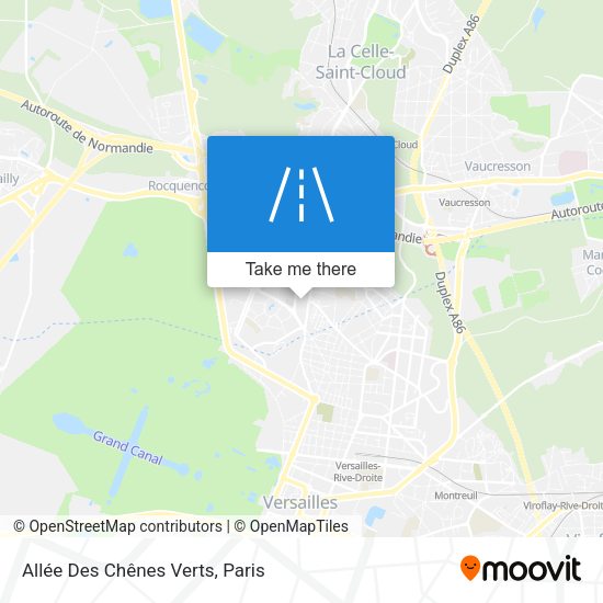 Allée Des Chênes Verts map