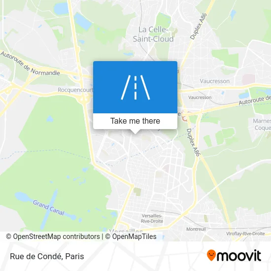 Rue de Condé map