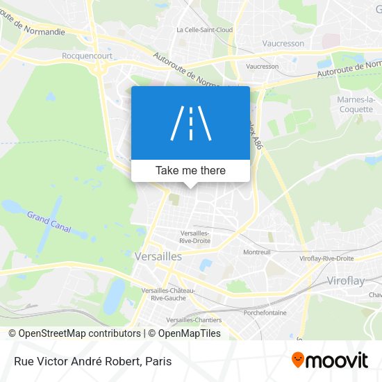 Rue Victor André Robert map
