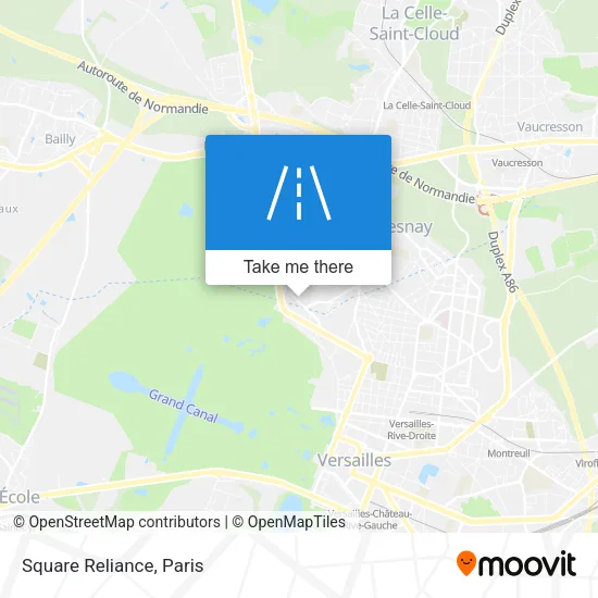 Square Reliance map
