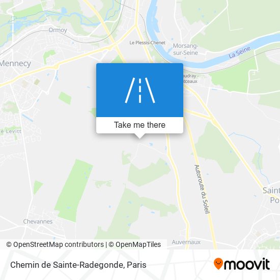 Chemin De Sainte-Radegonde map