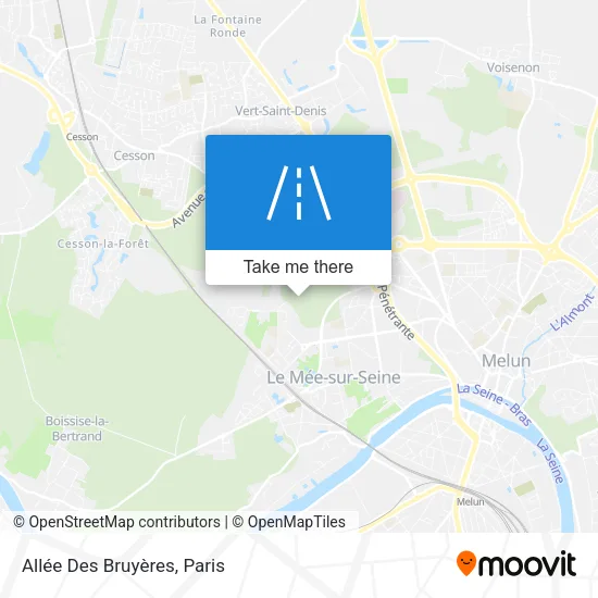 Allée Des Bruyères map