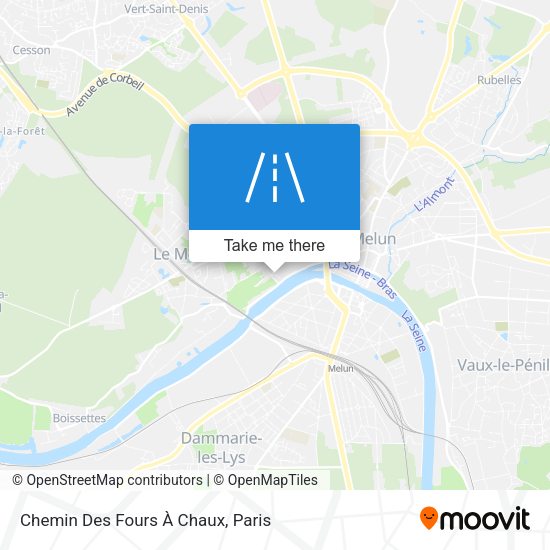 Chemin Des Fours À Chaux map