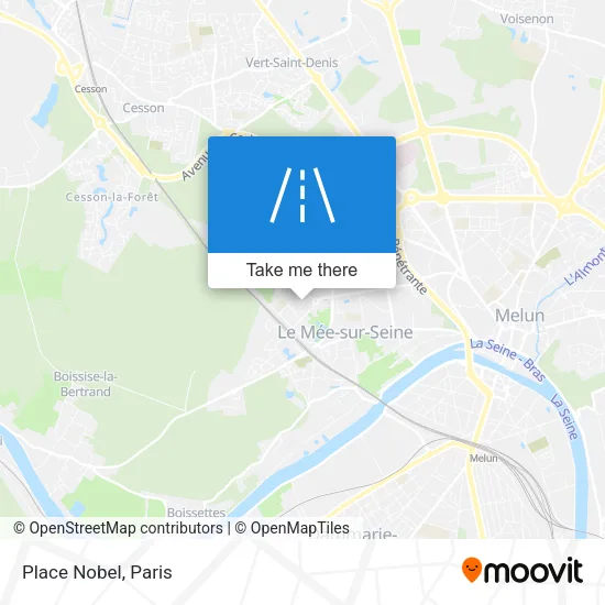 Place Nobel map