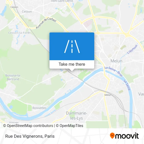 Rue Des Vignerons map