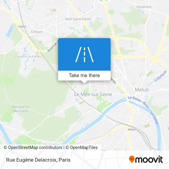 Rue Eugène Delacroix map