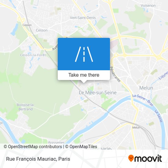 Rue François Mauriac map