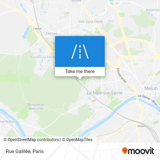 Rue Galilée map