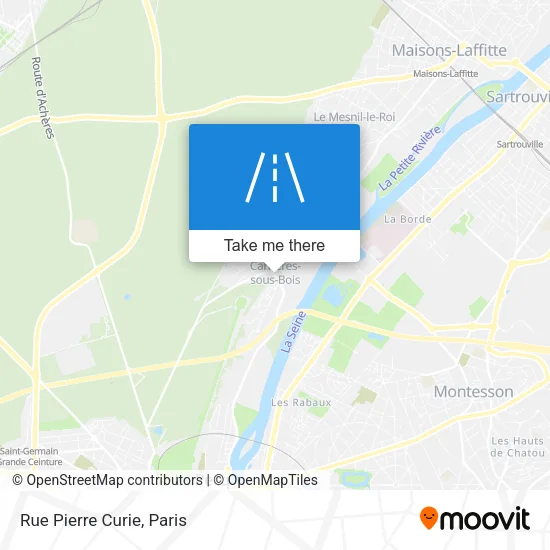 Rue Pierre Curie map