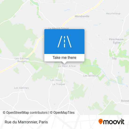 Rue Du Marronnier map