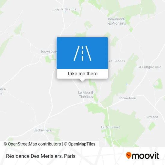 Résidence Des Merisiers map