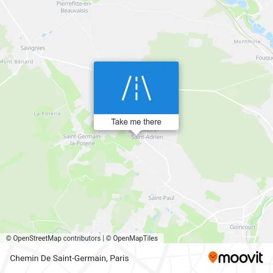 Chemin De Saint-Germain map