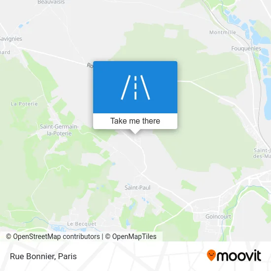 Rue Bonnier map