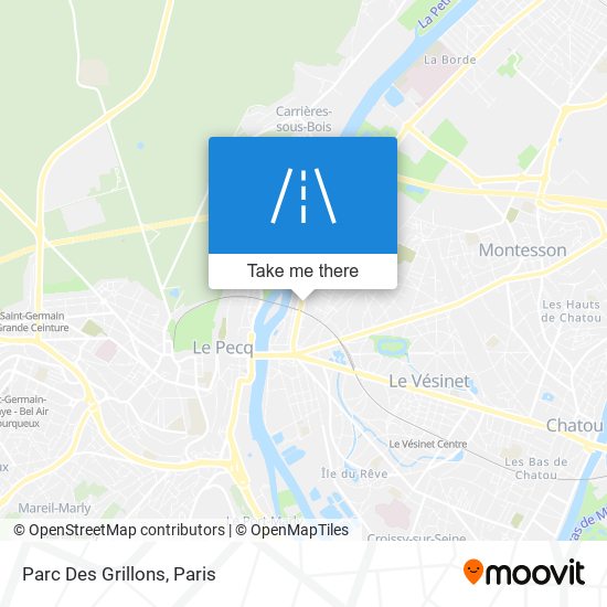 Mapa Parc Des Grillons