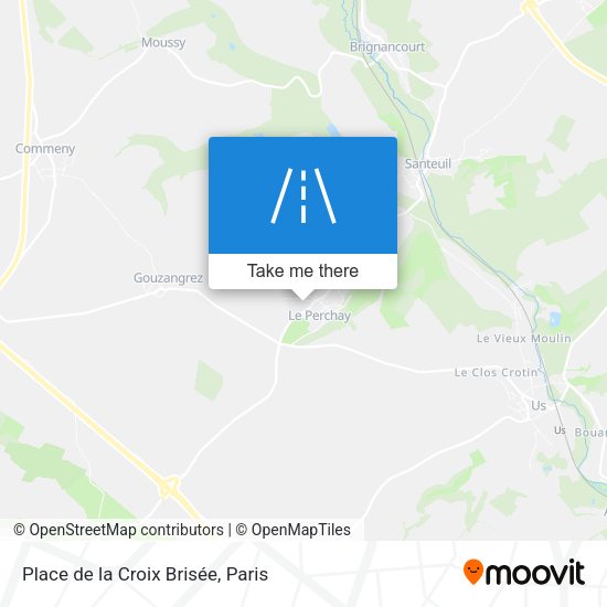 Place de la Croix Brisée map