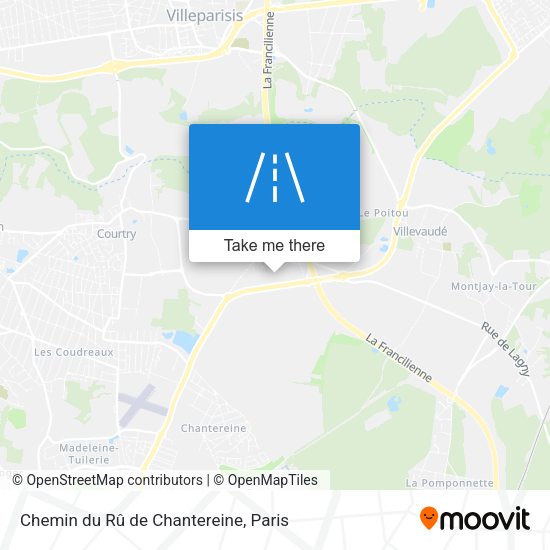 Chemin du Rû de Chantereine map
