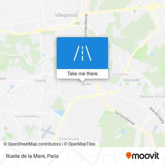 Mapa Ruelle de la Mare