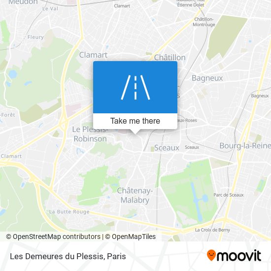 Les Demeures du Plessis map