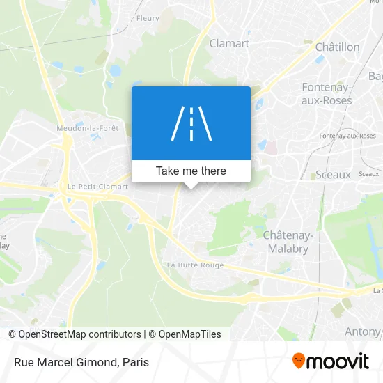 Rue Marcel Gimond map