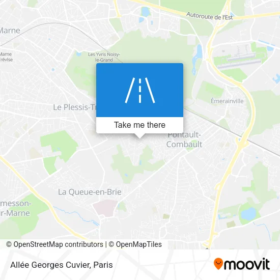 Allée Georges Cuvier map